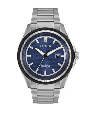 Citizen Ti IP Titanium Bracelet Watch - SILVER