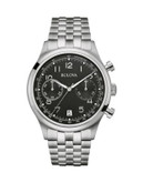Bulova Chronograph Classic Collection Watch - SILVER