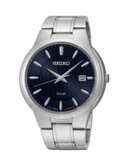 Seiko Core Stainless Steel Solar Watch - SILVER