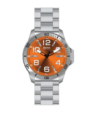 Boss Orange Big Time 3-Hands Watch - SILVER