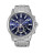 Seiko Stainless Steel Solar Watch - BLUE