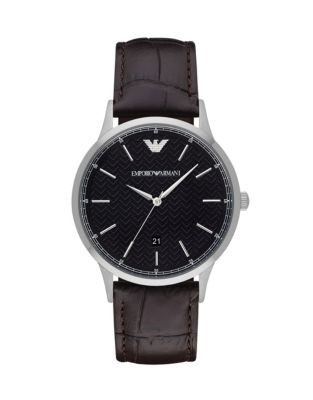 Emporio Armani Analog Stainless Steel Watch - BLACK
