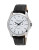 Kenneth Cole New York Diamond Marker Leather Watch - BLACK