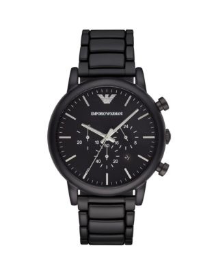 Matte black hot sale armani watch