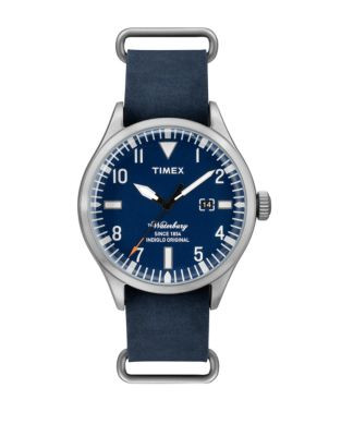Timex Mens Analog Waterbury Collection Watch - BLUE