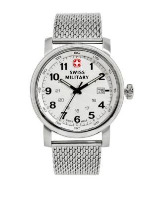 Swiss Military Urban Classic Bracelet Watch - SILVER