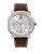 Swiss Military Escort Silver Stainless Steel Watch - BROWN