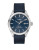 Timex Chesapeake Leather Strap Analog Watch - BLUE
