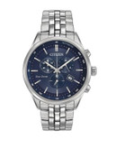 Citizen Sapphire Collection Stainless Steel Bracelet Watch - SILVER