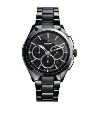 Rado Mens Chronograph Hyperchrome R32275152 Watch - BLACK