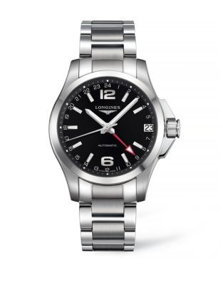 Longines Analog Stainless Steel Watch - SILVER