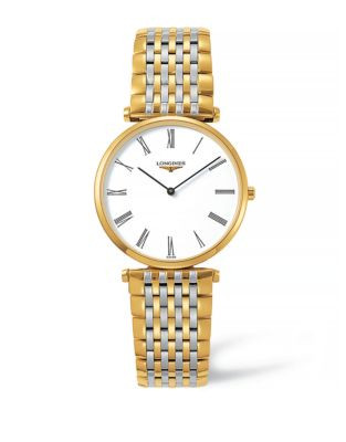 Longines Analog Stainless Steel Watch - TWO TONE
