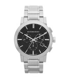 Burberry The City Silvertone Chronograph Watch - SILVER