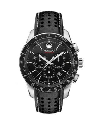 Movado Series 800 Performance Steel Chronograph Watch - BLACK