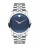 Movado Museum Stainless Steel Link Bracelet Watch - BLUE