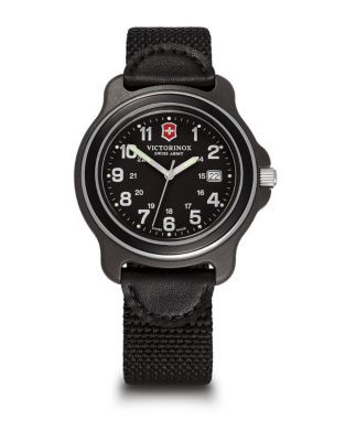 Victorinox Swiss Army Mens Original Analog 249087 Watch - BLACK