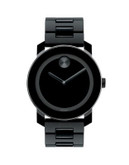 Movado Bold Bold Black TR90 Composite & Stainless Steel Bracelet Watch - BLACK