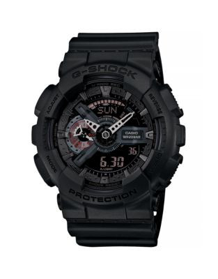 Casio Military Black Matte Resin Watch - BLACK