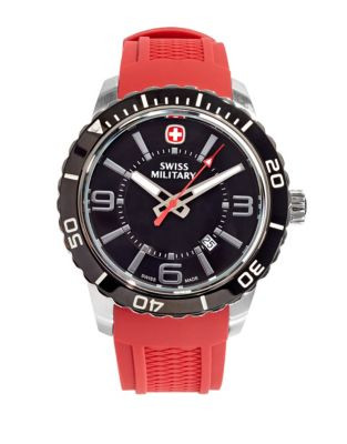 Swiss Military Roadster Dial Watch - RED