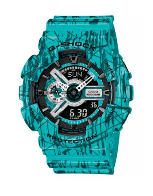 Casio Analog G-Shock X-Large Slash Pattern Watch - BLUE