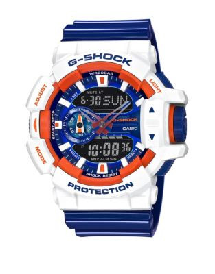 Casio Crazy Colour G-Shock Digital-Analog Watch - WHITE