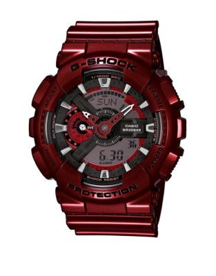 Casio G-Shock Neon Metallic Digital-Analog Watch - RED