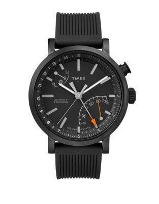 Timex Metropolitan Plus Activity Tracker Silicone Watch - BLACK