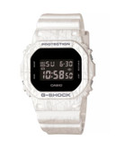 Casio Digital G-Shock Slash Pattern Watch - WHITE