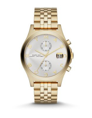 Marc By Marc Jacobs Womens Chronograph Ferus Watch MBM3379 - GOLD