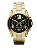 Michael Kors Gold-Tone Bradshaw Watch with a Black Dial MK5739 - GOLD