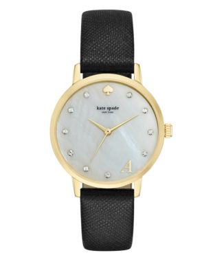 Kate Spade New York A Monogram Leather Watch - A