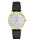 Kate Spade New York A Monogram Leather Watch - D