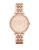 Fossil Jacqueline Three Hand Date Stainless Steel Watch Rose Gold Tone - PINK