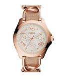 Fossil Womens Cecile Standard Multifunction Am4620 - ROSE GOLD