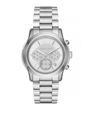 Michael Kors Cooper Stainless Steel Chronograph Watch - SILVER
