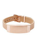 Fossil Q Dreamer Rose Goldtone Stainless Steel and Leather Tracking Bracelet - PINK