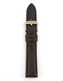 Fossil Black Leather Watch Strap - BLACK