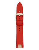 Fossil Red Leather Watch Strap - RED