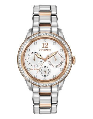 Citizen Womens Silhouette Crystal FD201651A - TWO TONE