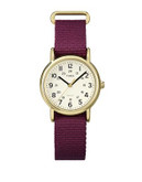 Timex Weekender Slip Thru Watch - RED