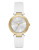 Dkny Womens Stanhope White Leather Watch NY2295 - WHITE
