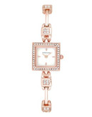 Anne Klein Womens Petite Dress Crystals AK-1864MPRG - ROSE GOLD
