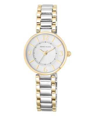 Anne Klein Ladies Two Tone Watch With Link Strap Ak-1871SVTT - TWO TONE