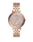 Fossil Womens Analog Jacqueline ES3804 Watch - ROSE GOLD