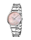 Calvin Klein Stainless Steel Pink Stately Watch - PINK