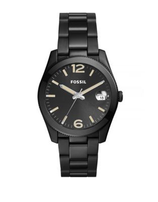 Fossil Perfect Boyfriend Analog Stainless Steel Watch - BLACK