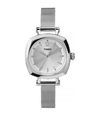 Timex Helena Stainless Steel Analog Watch - SILVER