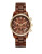 Michael Kors Ritz Pave Tortoise Acetate Chronograph Watch - BROWN