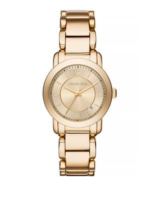 Michael Kors Janey Goldtone Stainless Steel Bracelet Watch - GOLD