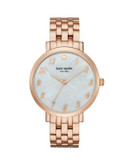 Kate Spade New York Monterey Rose Goldplated Analog Bracelet Watch - ROSE GOLD